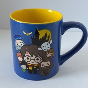 Harry Potter Chibi Cartoon Ceramic Coffee Tea Mug 14oz Blue